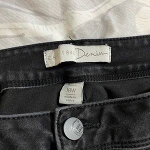 Cato black denim